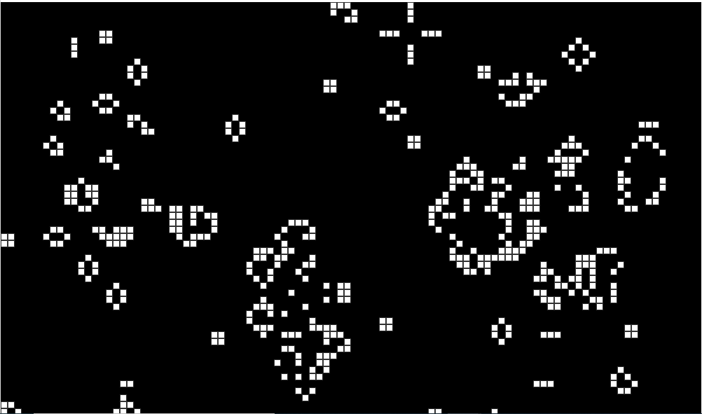 Illustration du jeu de Conway