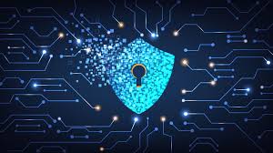 Symboles de cybersécurité et outils d'analyse